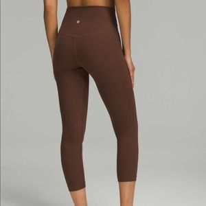 Lululemon align crop 23” Java size 6